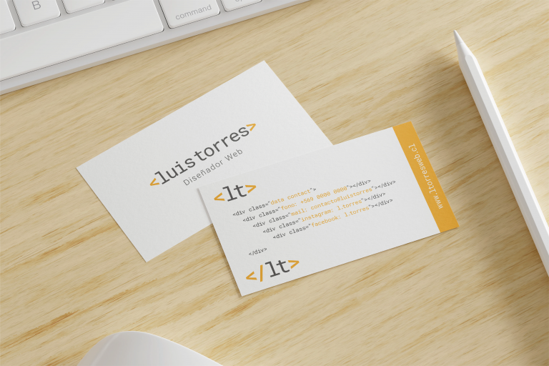 Diseño de tarjeta de presentación
